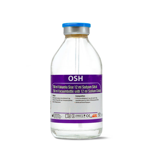 OSH Vacuumed Citrated Bottle