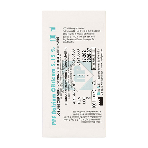 PPS Sodium Citrate 100 ml